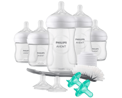Philips AVENT Natural Baby Bottle with Natural Response Nipple, Newborn Baby Gift Set, SCD838/02