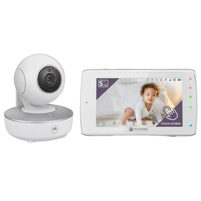 Motorola Baby Monitor-VM36XL Touchscreen 5" Portable WiFi Video Baby Monitor with Camera HD 720p - Connects to Smart Phone App, 1000ft Range, 2-Way Audio, Remote Pan-Tilt-Zoom, Room Temp, Lullabies