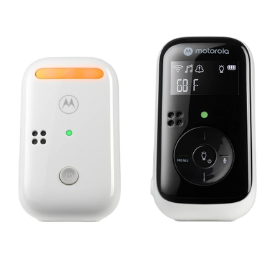 Motorola PIP11 Audio Baby Monitor - Night Light, LCD Screen, 1000ft Range, Secure Connection, Two-Way Talk, Room Temp, Lullabies, Portable Parent Unit (Outlet or AAA Rechargeable Batteries Included)