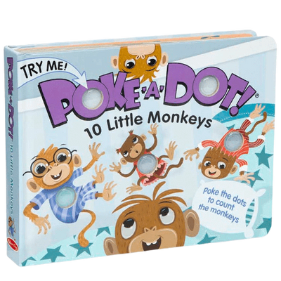 Melissa & Doug Poke-a-Dot 10 Little Monkeys