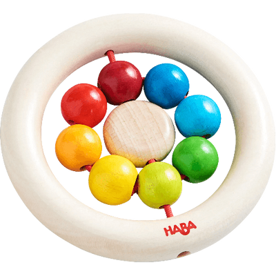 Haba Wooden Clutching Toy Rainbow Balls