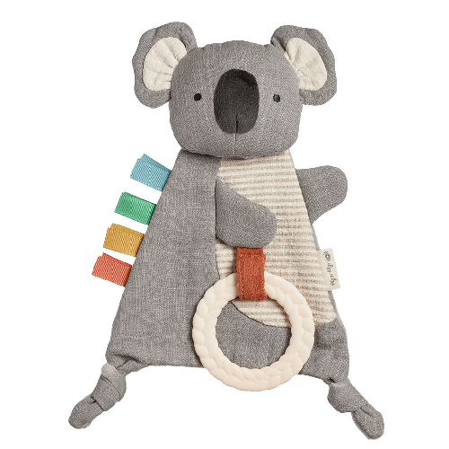 Bitzy Crinkle Koala Sensory Toy With Teether