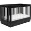Babyletto Harlow 3-in-1 Convertible Acrylic Crib with Toddler Bed Conversion Kit
