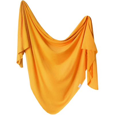 Copper Pearl Knit Swaddle Blanket | Solar