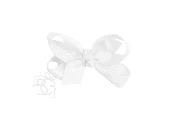 Beyond Creations Satin Infant Bow Clips