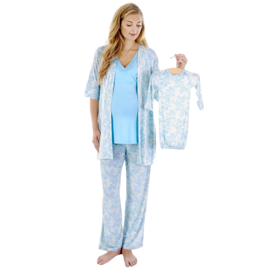 Everly Grey Analise 5-piece Blue Chantilly