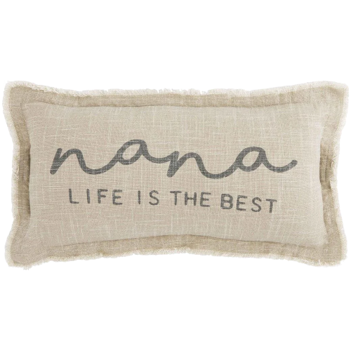 Mud Pie Nana Life Small Pillow