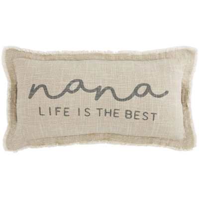 Mud Pie Nana Life Small Pillow