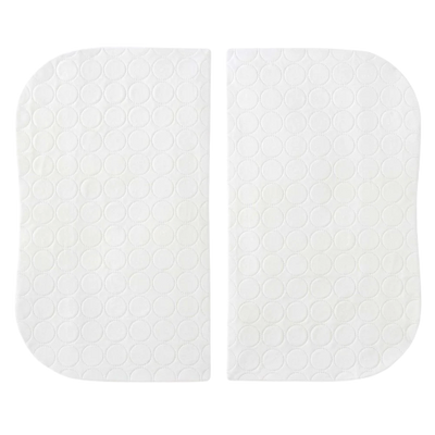 Halo Bassinest White Mattress Pad Twin 2-Pack