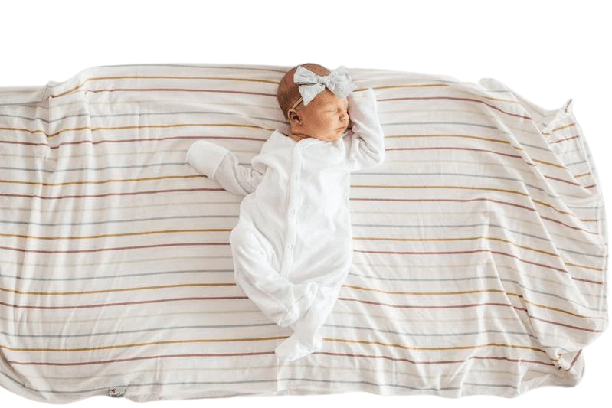 Copper Pearl Knit Swaddle Blanket | Piper